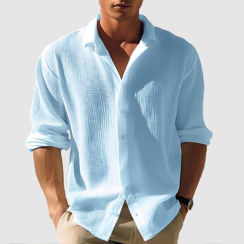 Herren Langarmshirt mit modernem Design 7