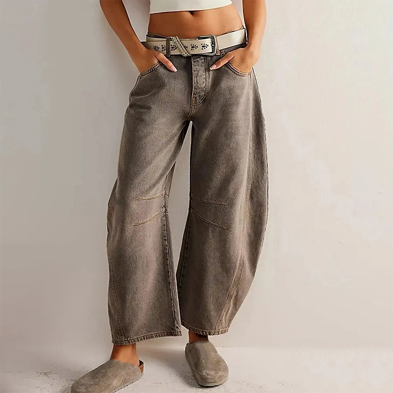 Herren Lässige Weite Jeans für Komfort 6