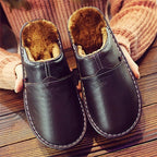 Herren Leder Pantoffeln 0