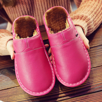 Herren Leder Pantoffeln 2