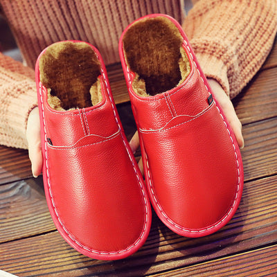 Herren Leder Pantoffeln 3