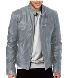 Herren Lederjacke Stilvoll und Warm für Kühle Tage 1