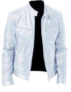Herren Lederjacke Stilvoll und Warm für Kühle Tage 10