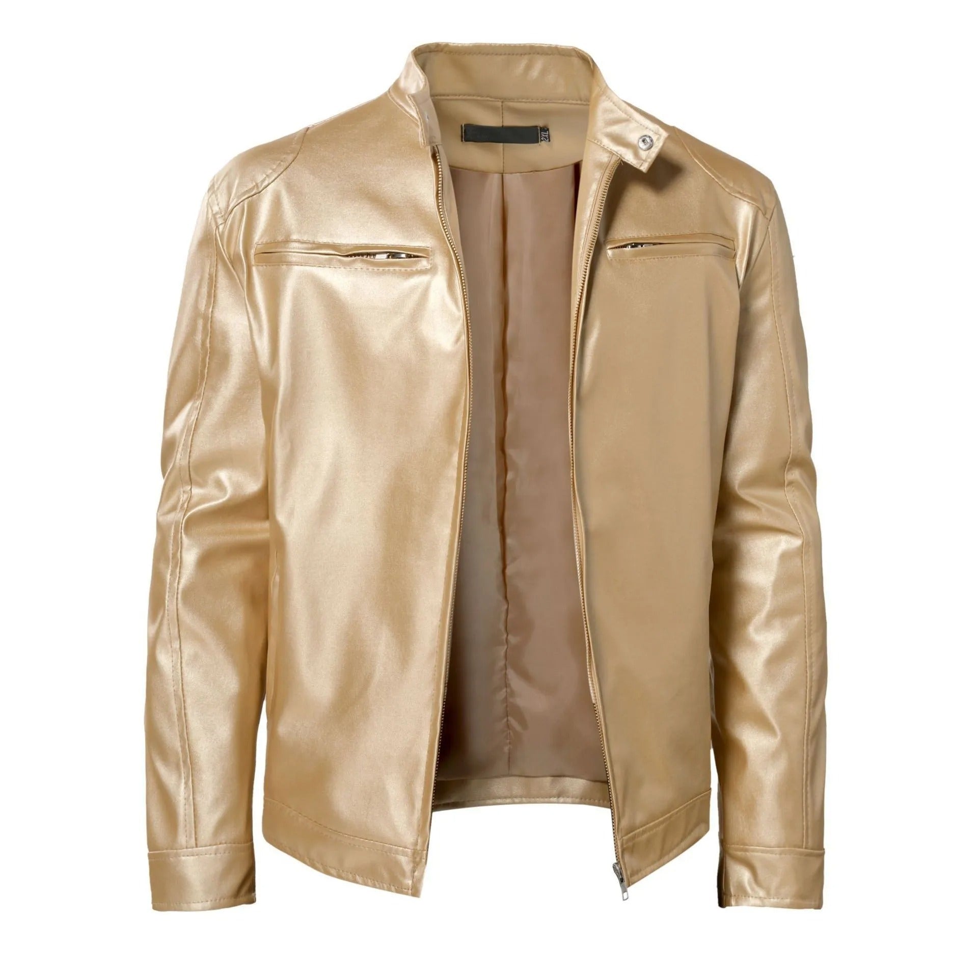 Herren Lederjacke Stilvoll und Warm für Kühle Tage 9