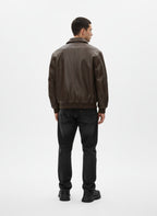 Herren Lederjacke im Klassischen und Modernen Stil 2