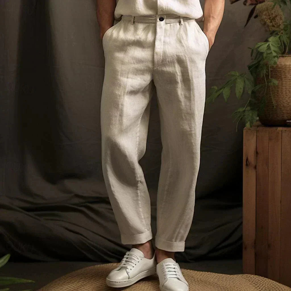 Herren Leinenhose im modernen Design 1