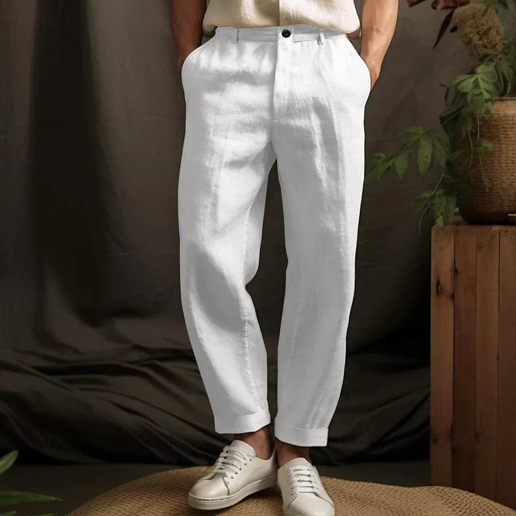 Herren Leinenhose im modernen Design 2