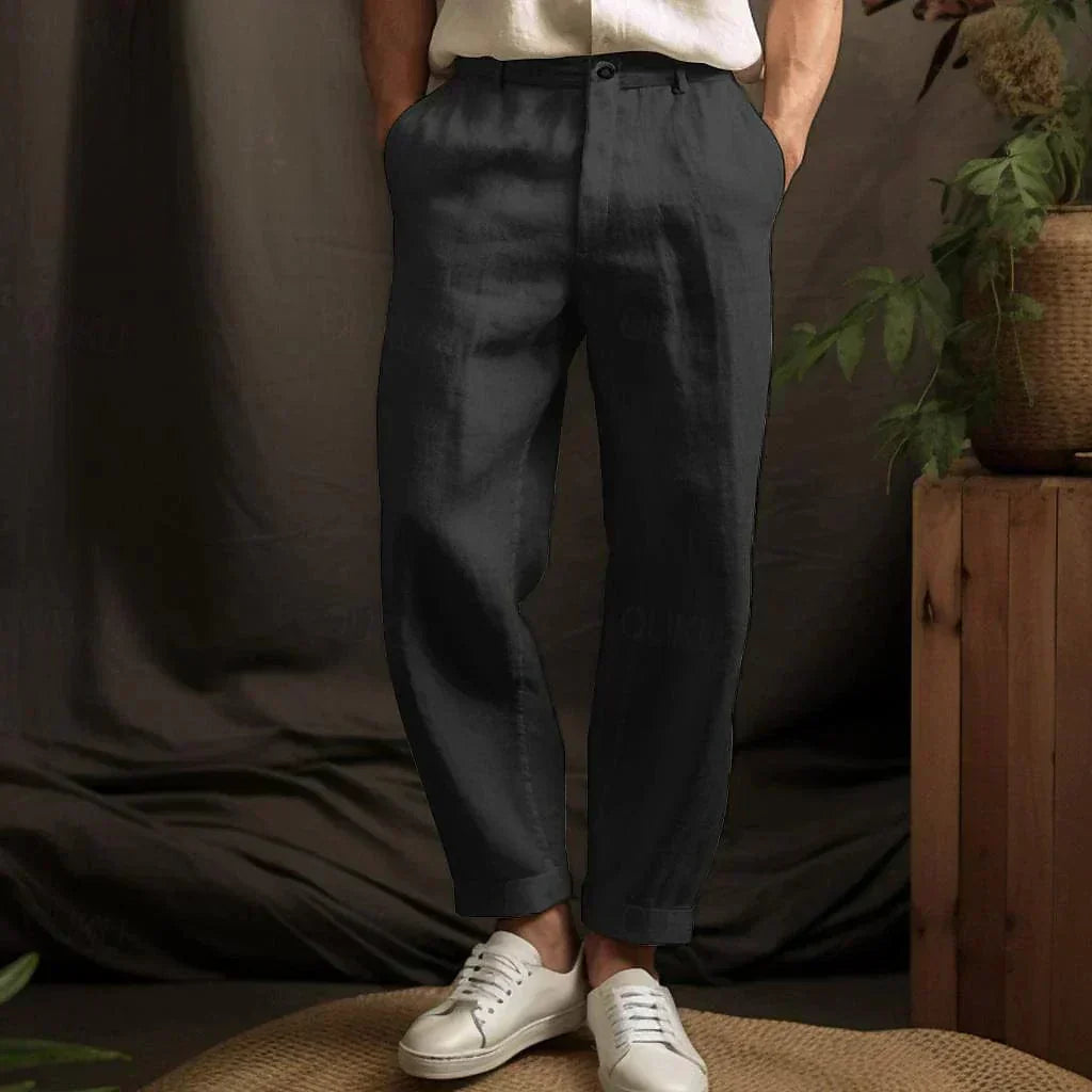 Herren Leinenhose im modernen Design 6
