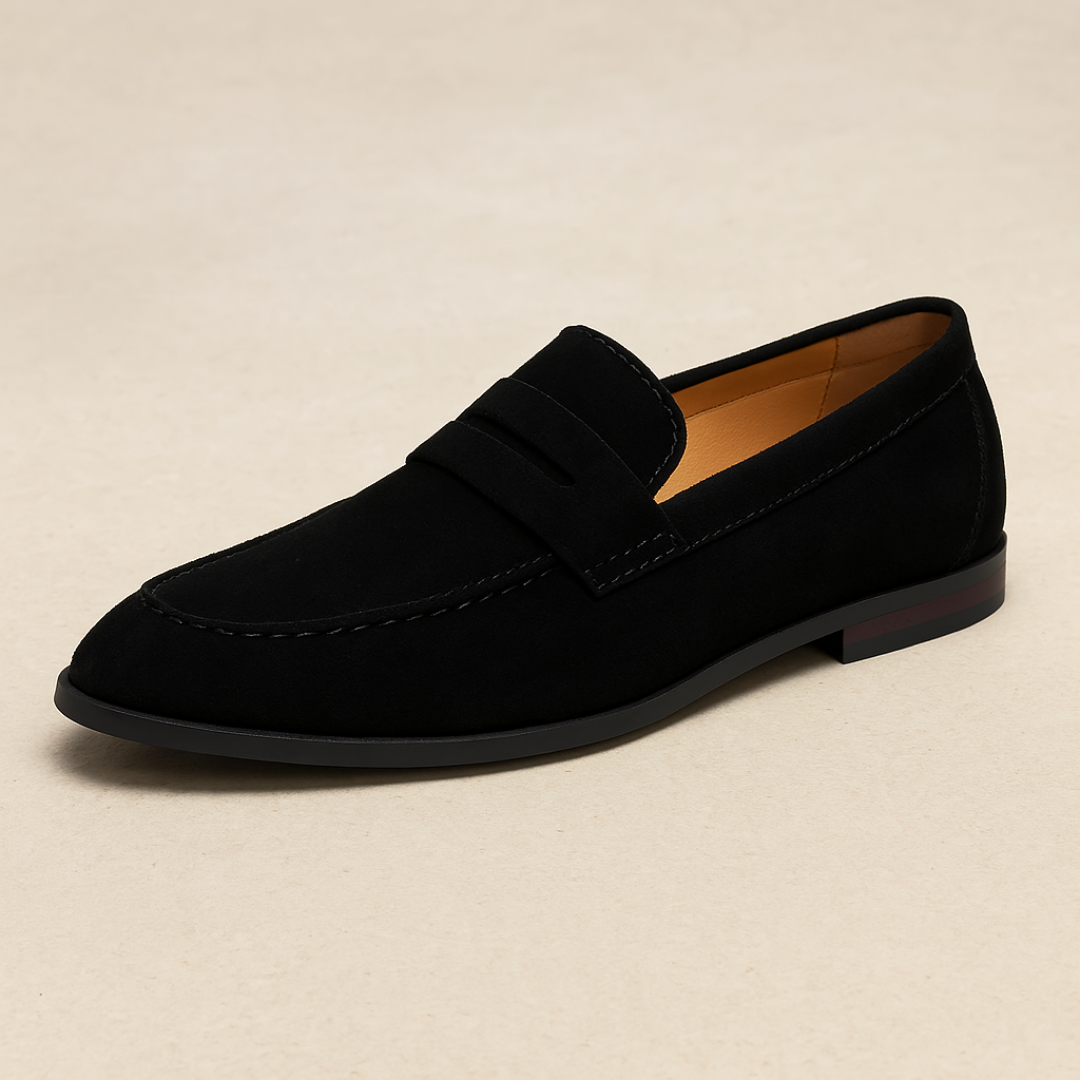 Herren Loafer Schuhe aus Wildleder für legere und formelle Anlässe 2