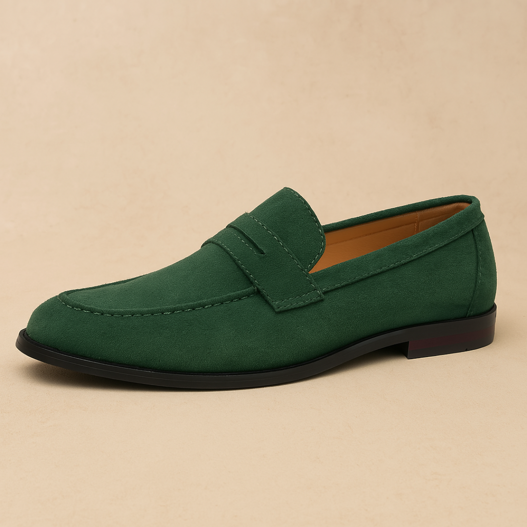 Herren Loafer Schuhe aus Wildleder für legere und formelle Anlässe 3