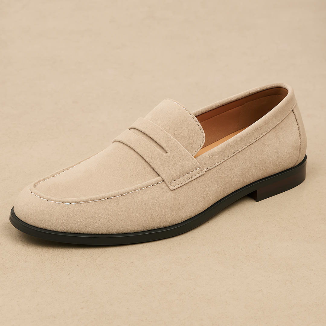 Herren Loafer Schuhe aus Wildleder für legere und formelle Anlässe 4