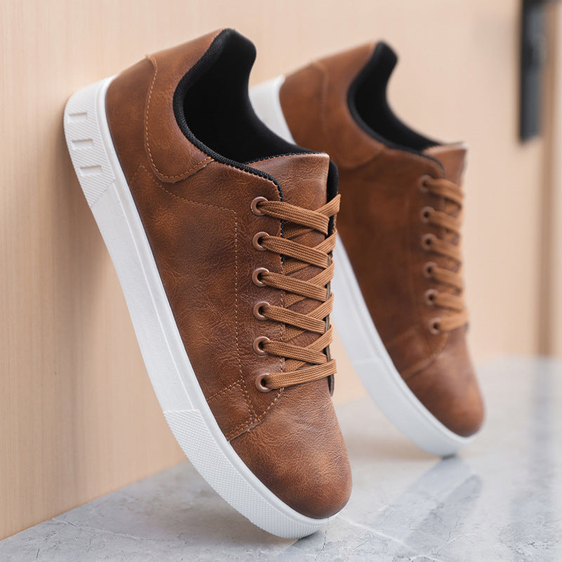 Herren Low Top Sneaker aus Synthetikleder 1