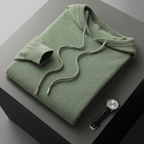 Herren Merino Strick Kapuzenpullover 12
