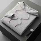 Herren Merino Strick Kapuzenpullover 14