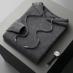 Herren Merino Strick Kapuzenpullover 15