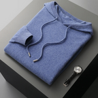 Herren Merino Strick Kapuzenpullover 2
