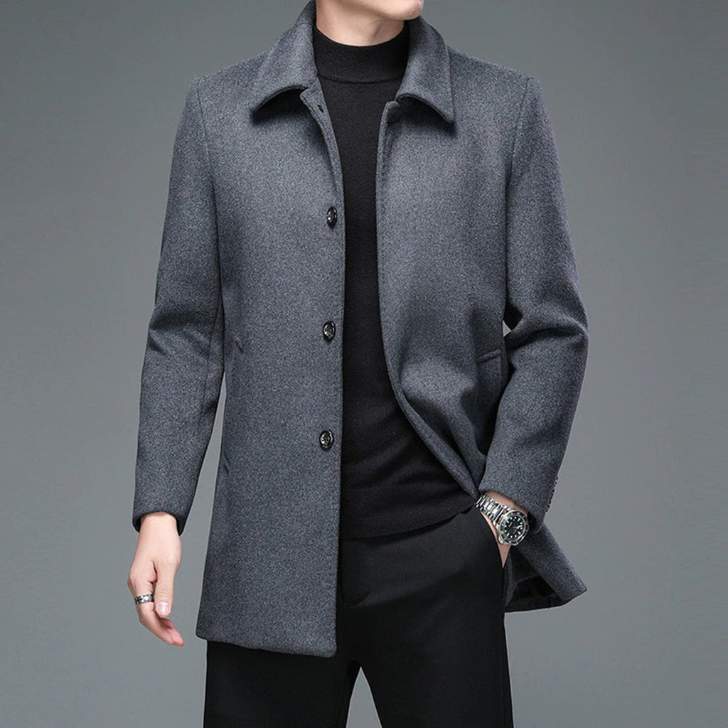Herren Mittellange Jacke für Freizeitaktivitäten 3