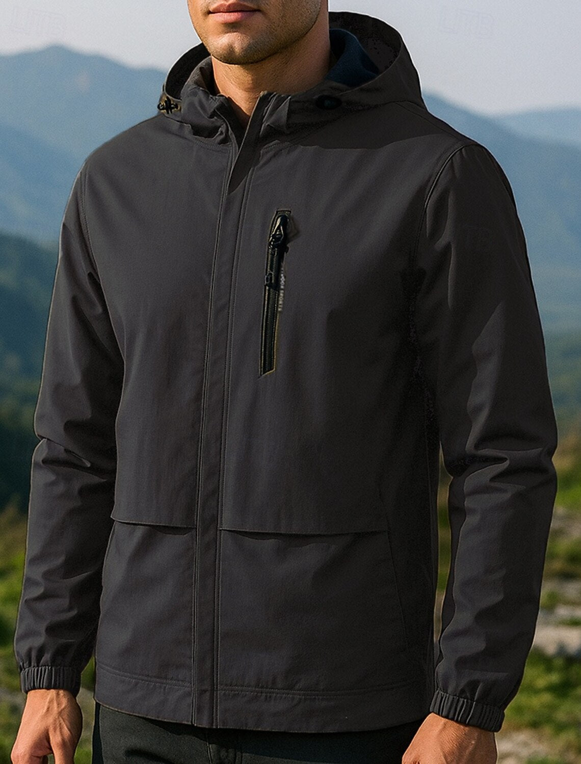 Herren Outdoor Jacke mit Kapuze für Aktive Abenteuer 0