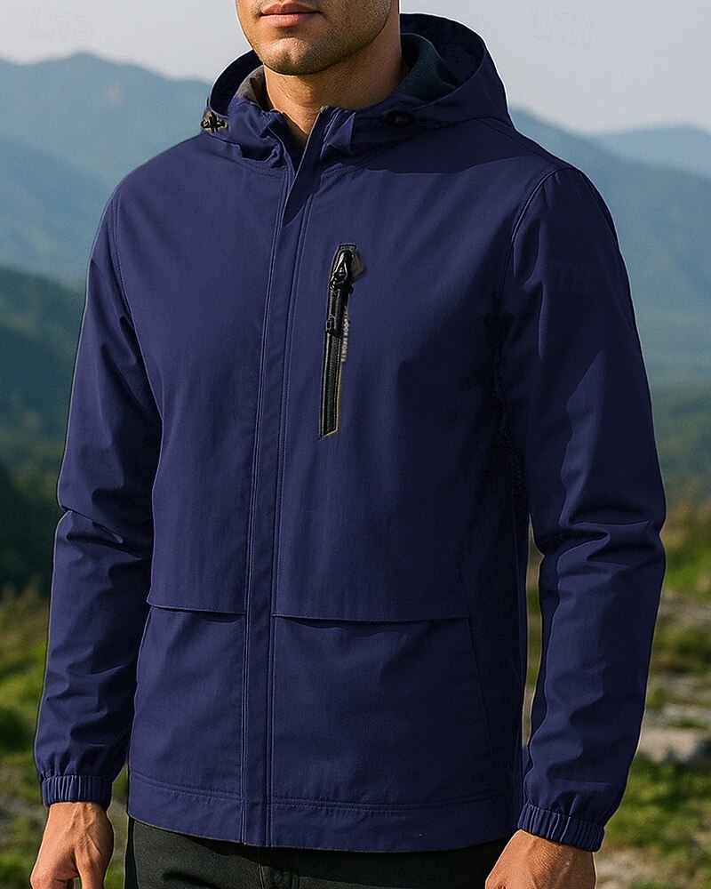 Herren Outdoor Jacke mit Kapuze für Aktive Abenteuer 1