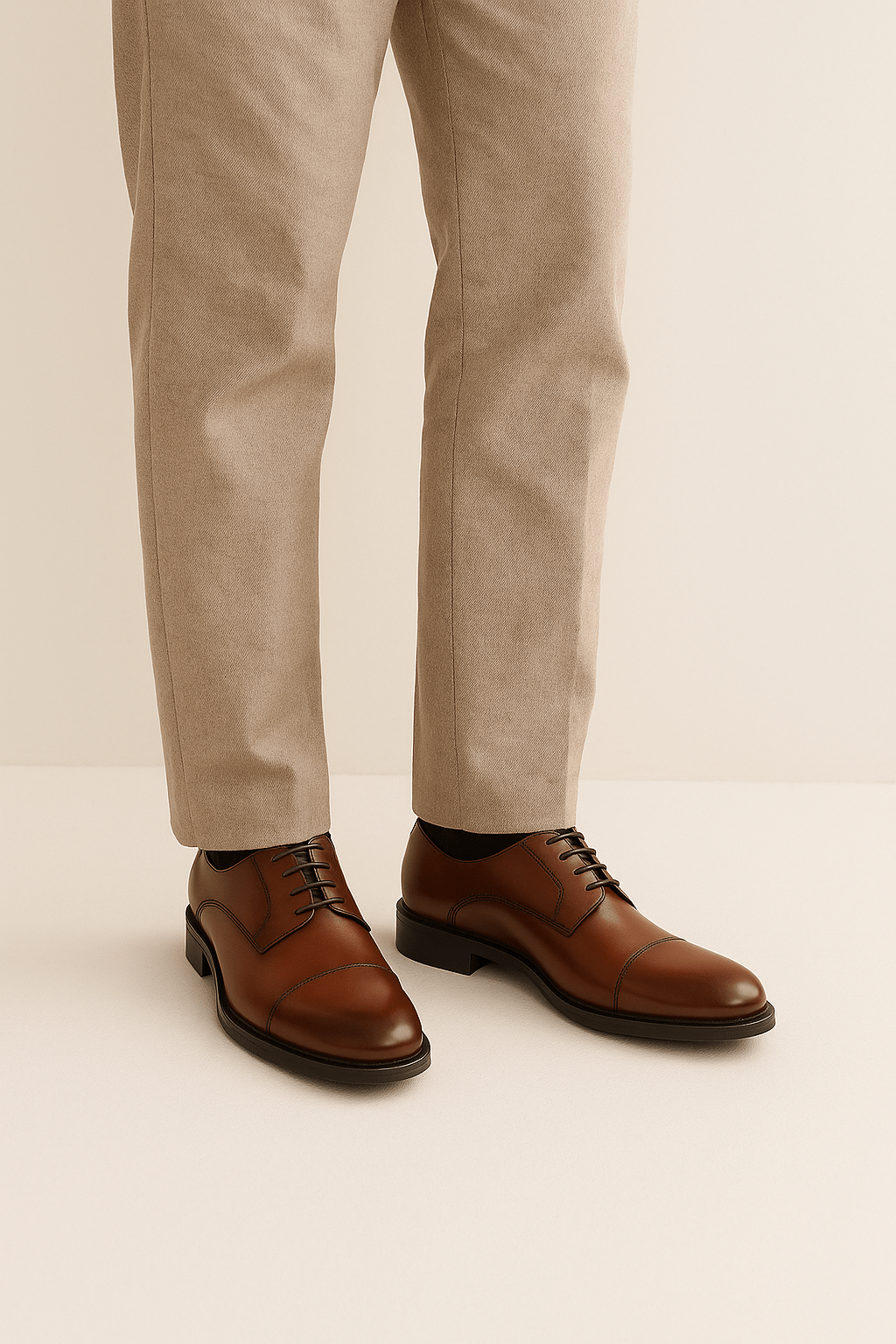Herren Oxford Schuhe aus Glattleder 2