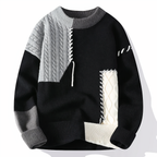 Herren Patchwork Pullover 4