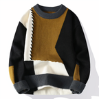 Herren Patchwork Pullover 5