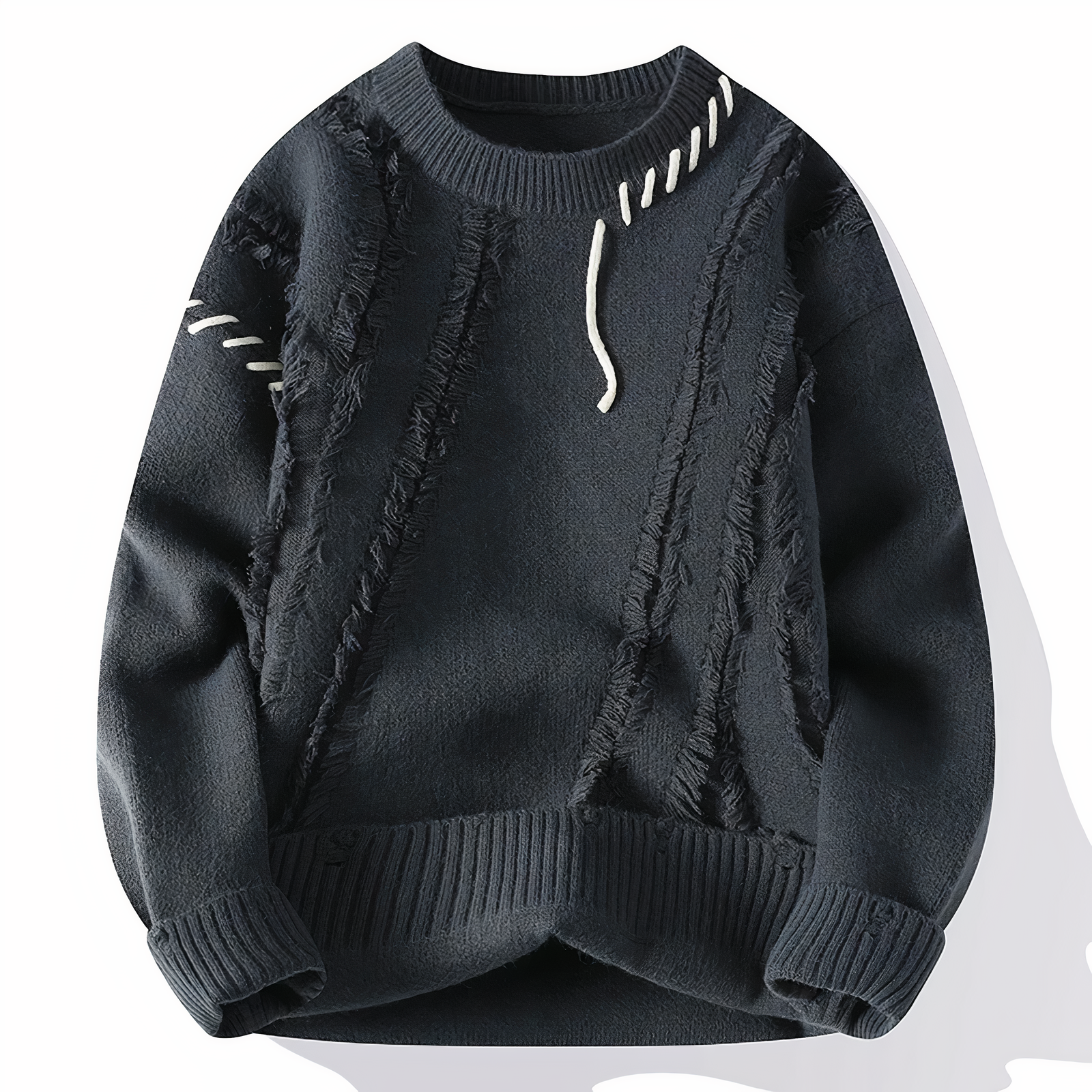 Herren Patchwork Pullover 6