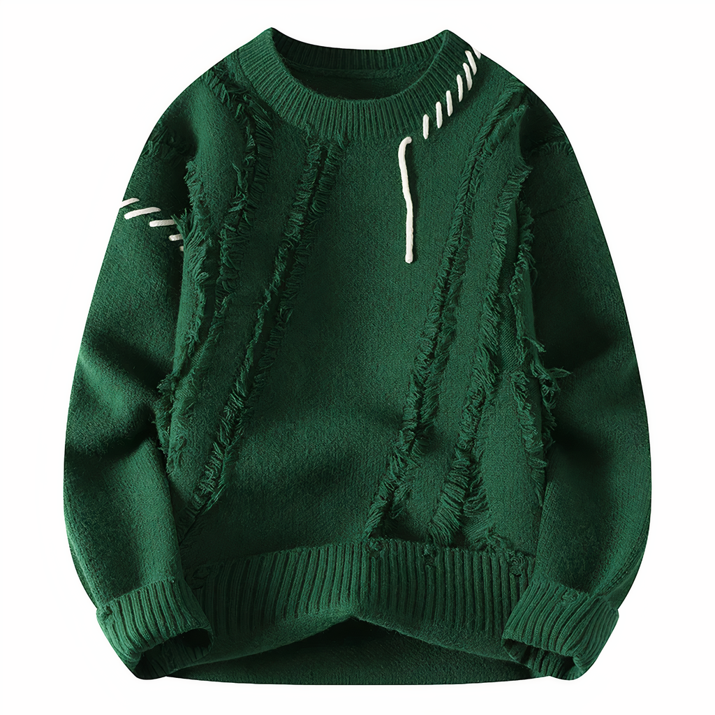 Herren Patchwork Pullover 7
