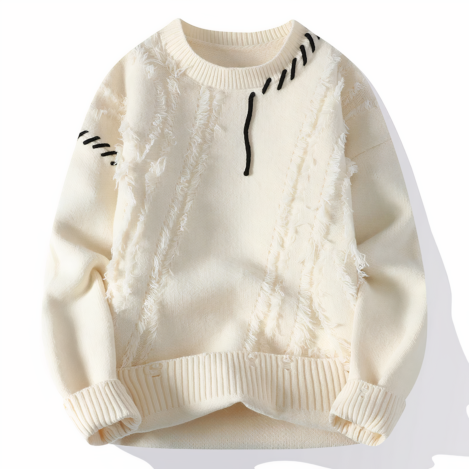 Herren Patchwork Pullover 9