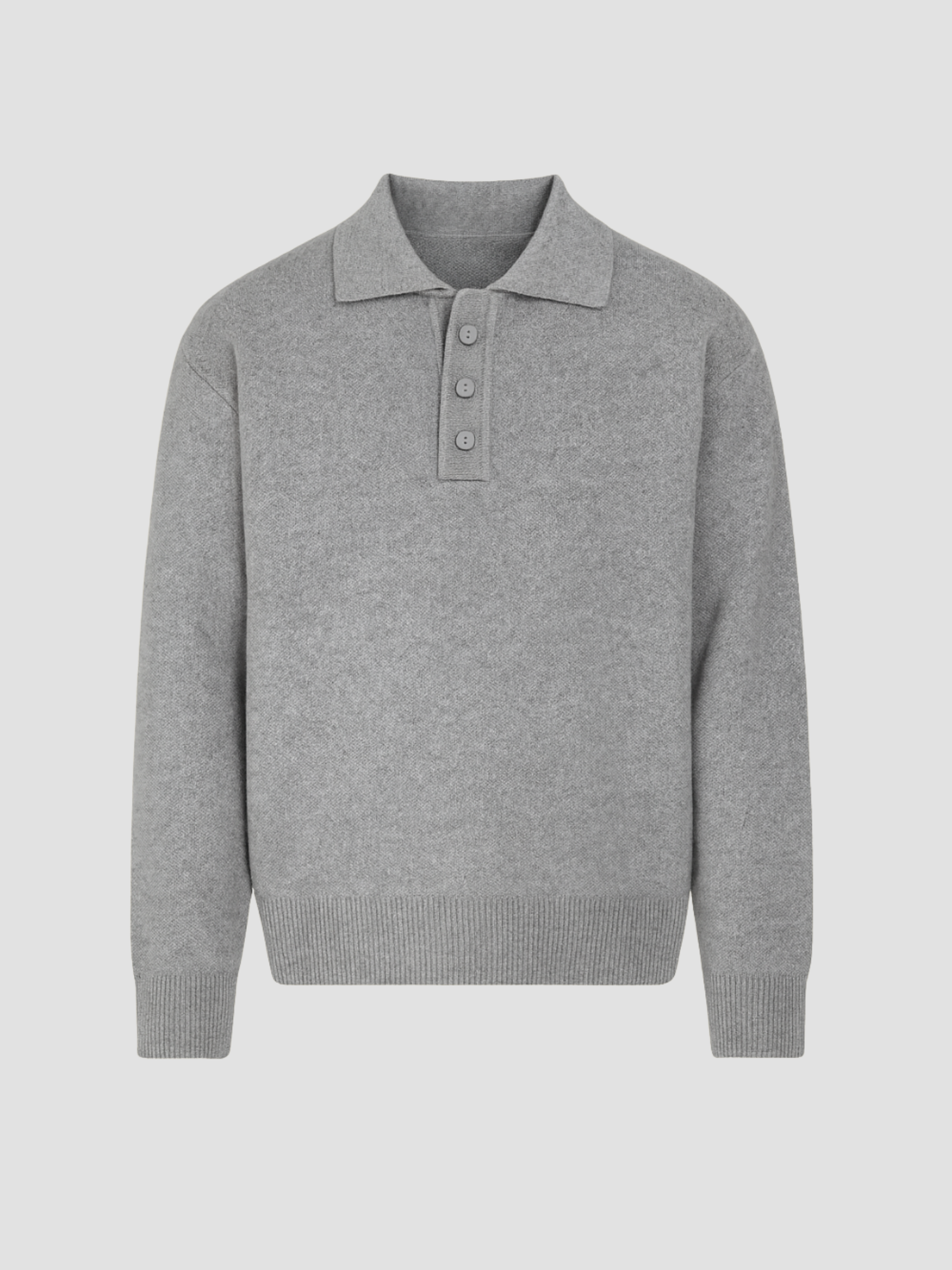 Herren Poloshirt Langarm im Modernen Klassischen Stil 2