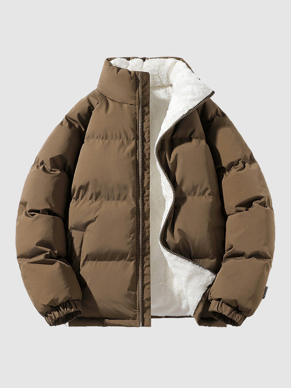 Herren Pufferjacke mit Fleecefutter 0