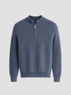 Herren Pullover mit Halbem Reißverschluss für Alltag und Freizeit 2