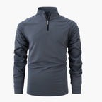 Herren Pullover mit Stehkragen und halbem Reißverschluss 5