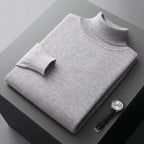 Herren Rollkragenpullover aus Wolle mit zeitlosem Design 0