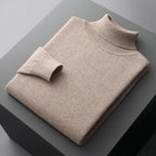 Herren Rollkragenpullover aus Wolle mit zeitlosem Design 1