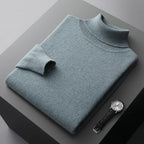 Herren Rollkragenpullover aus Wolle mit zeitlosem Design 3