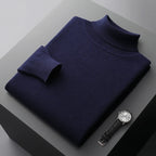 Herren Rollkragenpullover aus Wolle mit zeitlosem Design 6
