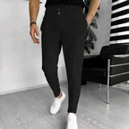 Herren Slim-Fit Sommerhose mit Kordelzug 1