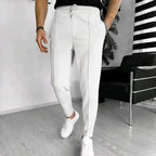 Herren Slim-Fit Sommerhose mit Kordelzug 4
