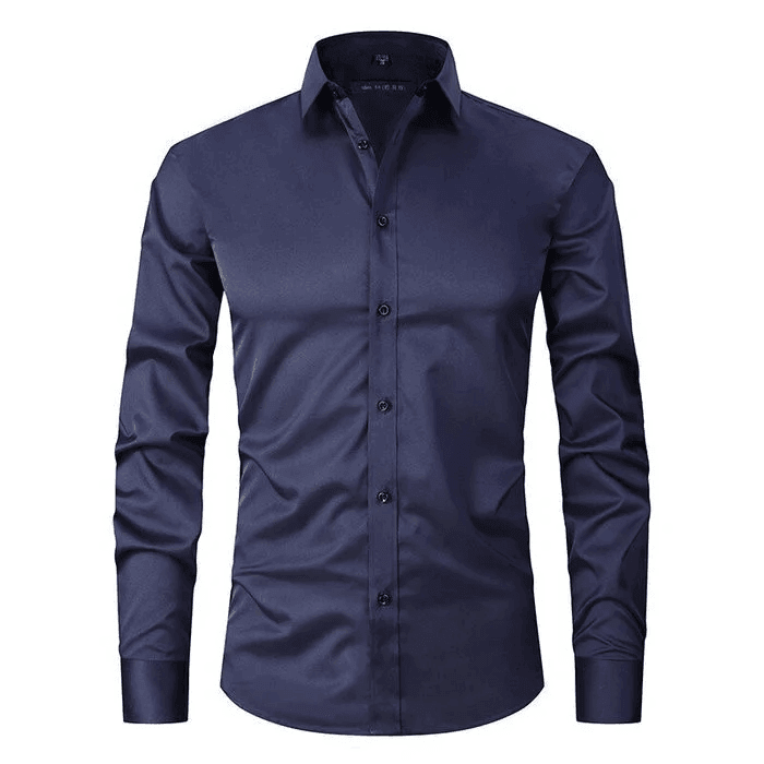 Herren Slim Fit Langarm Hemd für Elegante Anlässe 3
