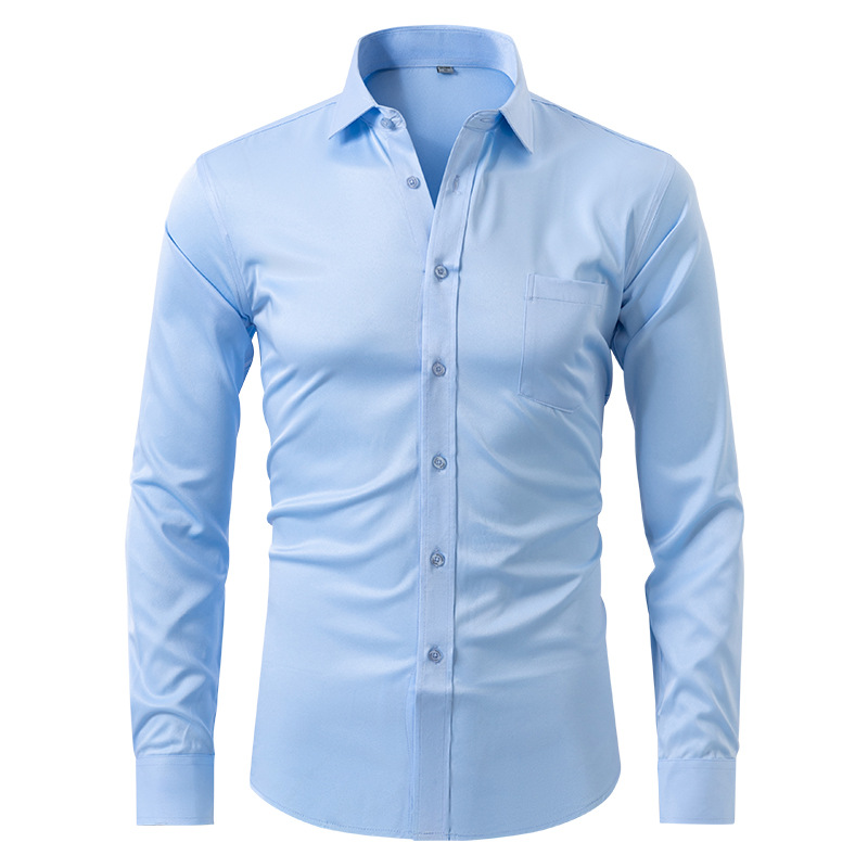 Herren Slim Fit Langarm Hemd für Elegante Anlässe 4