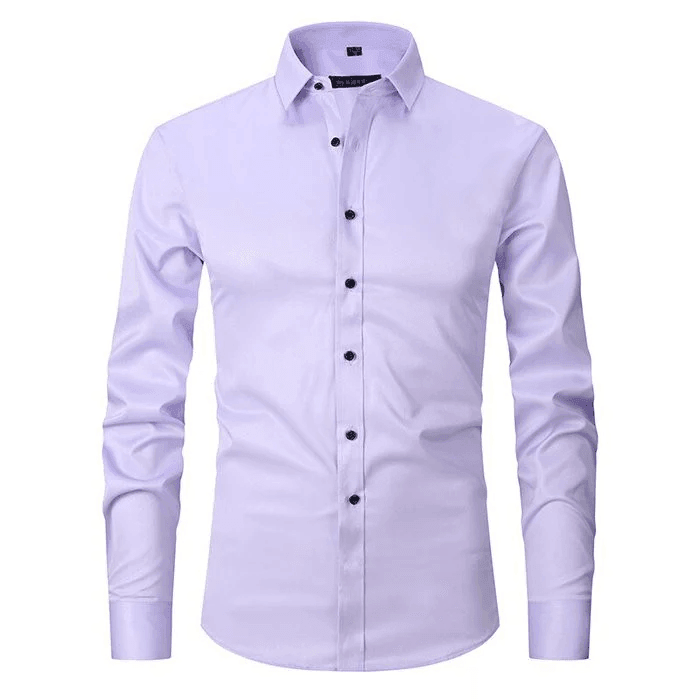 Herren Slim Fit Langarm Hemd für Elegante Anlässe 7
