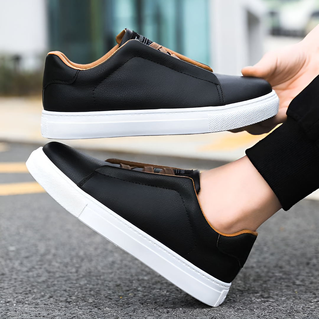 Men's sneakers made of high-quality PU leather