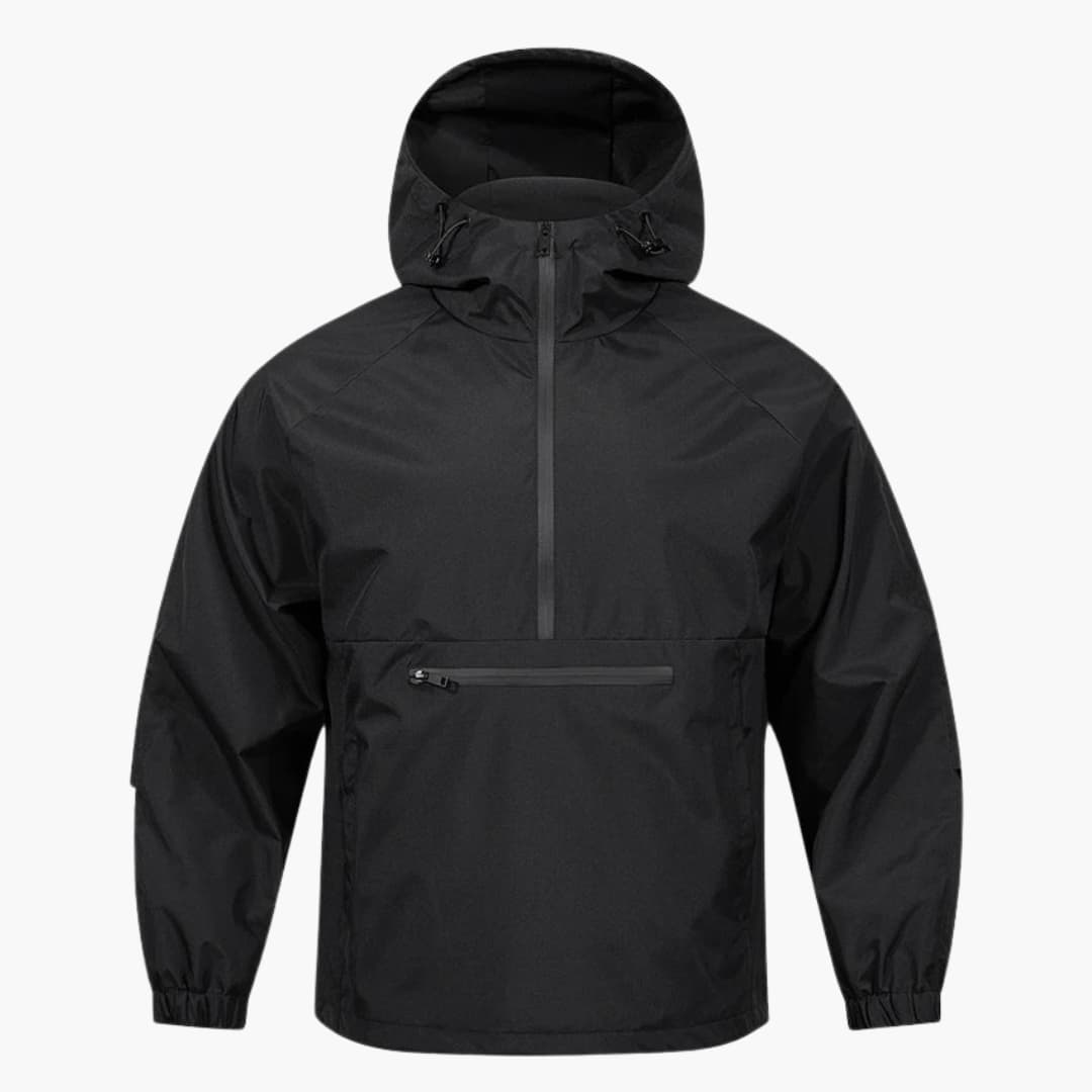 Herren Softshelljacke mit Kapuze und Brusttasche 0
