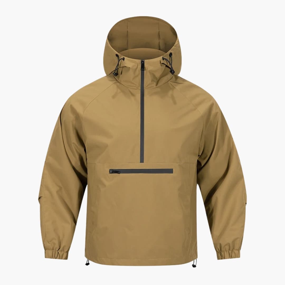 Herren Softshelljacke mit Kapuze und Brusttasche 4