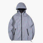 Herren Softshelljacke mit Kapuze und Reflektoren 0