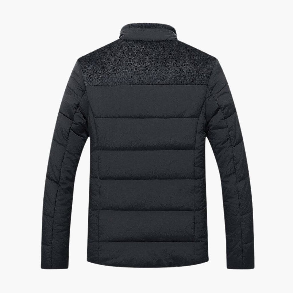 Herren Steppjacke mit Stehkragen und Fleecefutter 3