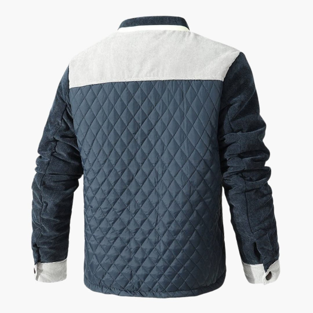 Herren Steppjacke mit Stehkragen und Kontrastdetails 4