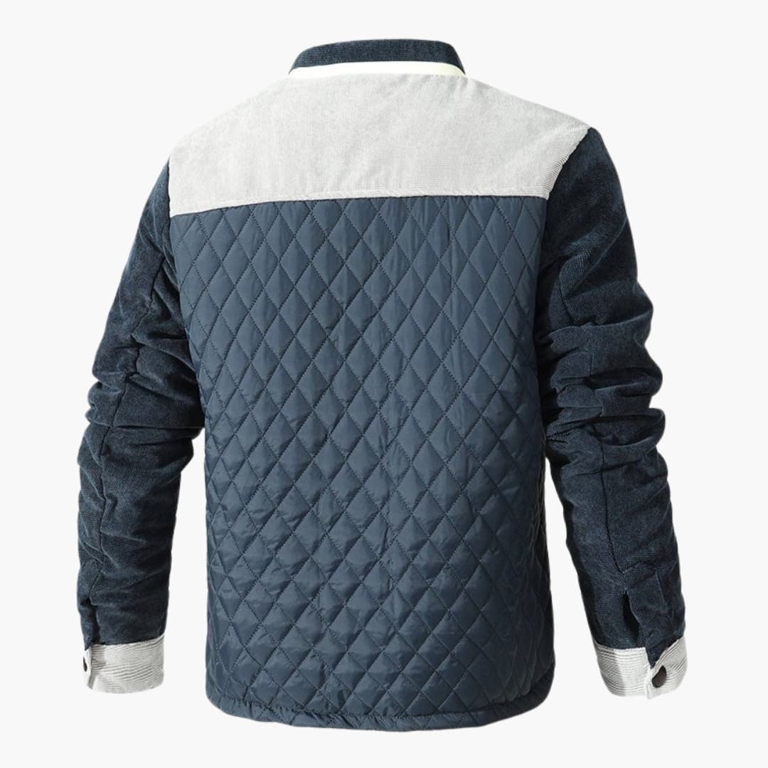 Herren Steppjacke mit Stehkragen und Kontrastdetails 4