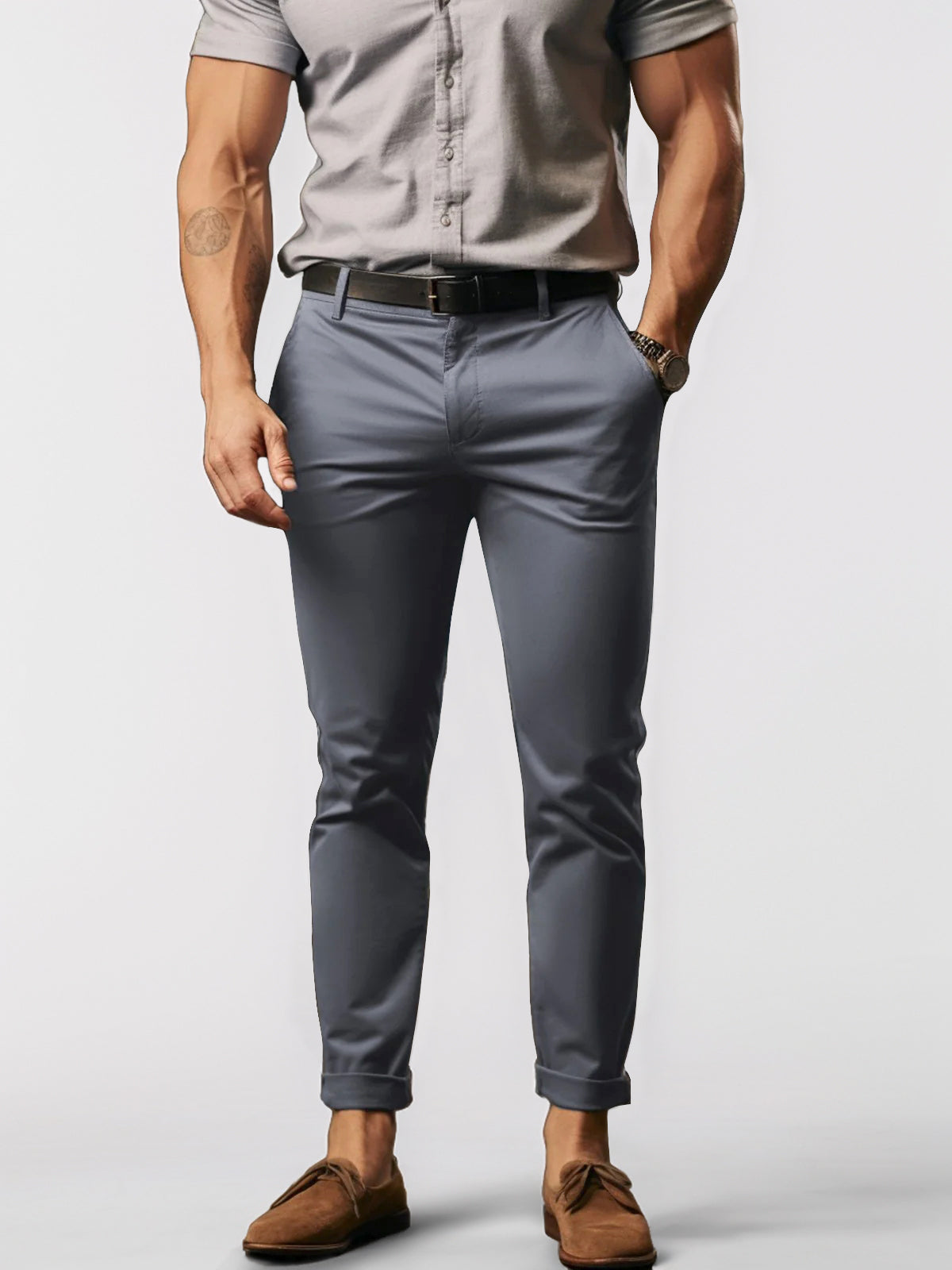 Herren Stretch Chinos 3